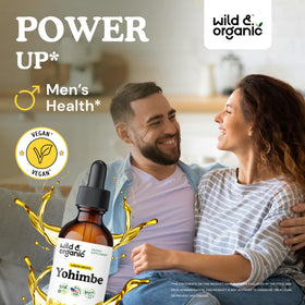 Détails de l'étiquette de Wild & Organic Yohimbe 250 mg