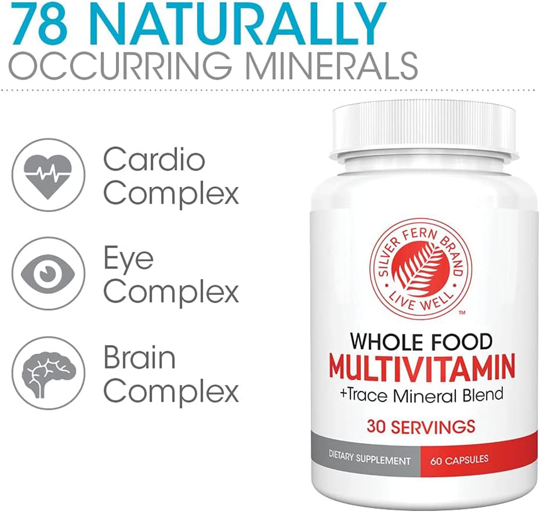 Détails de l'étiquette des Multivitamines Entières Silver Fern