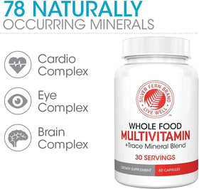 Détails de l'étiquette des Multivitamines Entières Silver Fern
