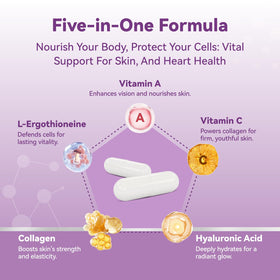 Détails de l'étiquette du complément alimentaire Inner Brightness L-Ergothioneine