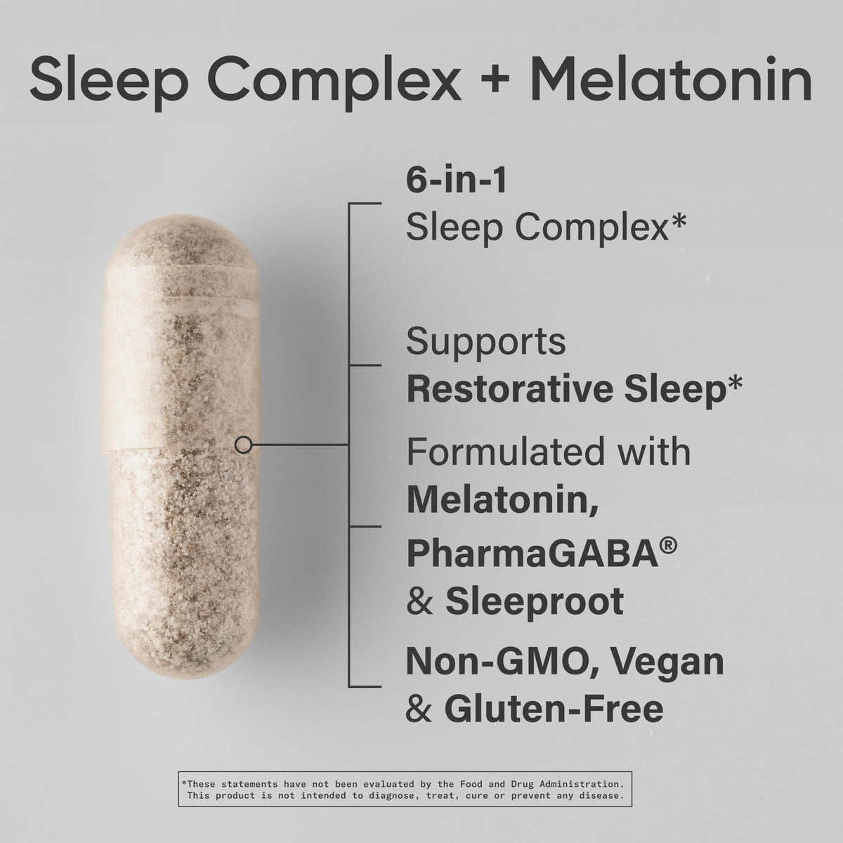Détails de l'étiquette du complément alimentaire sommeil Sports Research