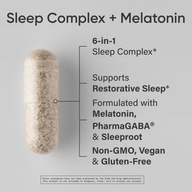 Détails de l'étiquette du complément alimentaire sommeil Sports Research