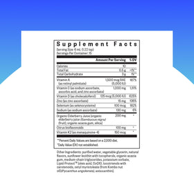 Détails de l'étiquette du complément liquide Seeking Health 90ml