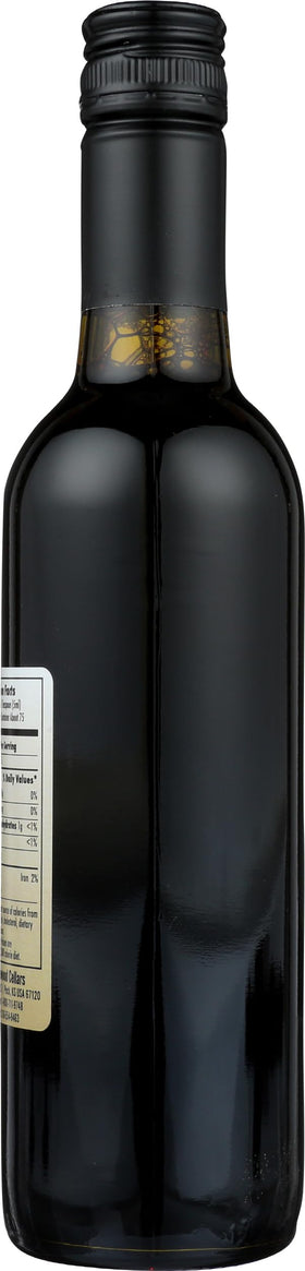 Détails de l'étiquette du concentré de jus de sureau Wyldewood Cellars