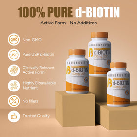 Détails de l'étiquette du flacon daily wellness Biotine