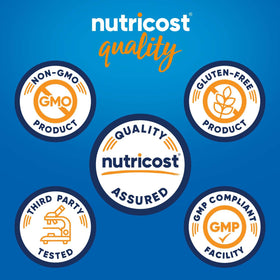 Détails de l'étiquette du flacon de Nutricost 5-HTP