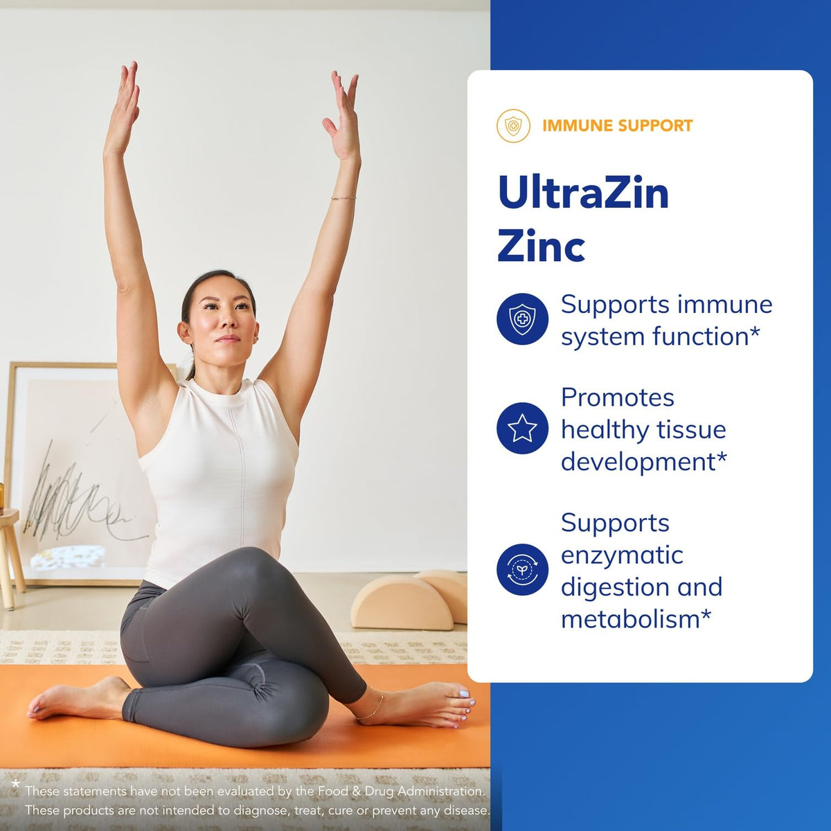 Détails de l'étiquette du flacon UltraZin Zinc