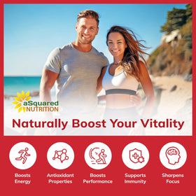 Détails de l'étiquette du Ginseng Coréen Panax aSquared Nutrition