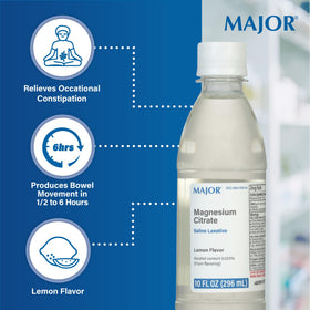 Détails de l'étiquette du Laxatif Salin MAJOR