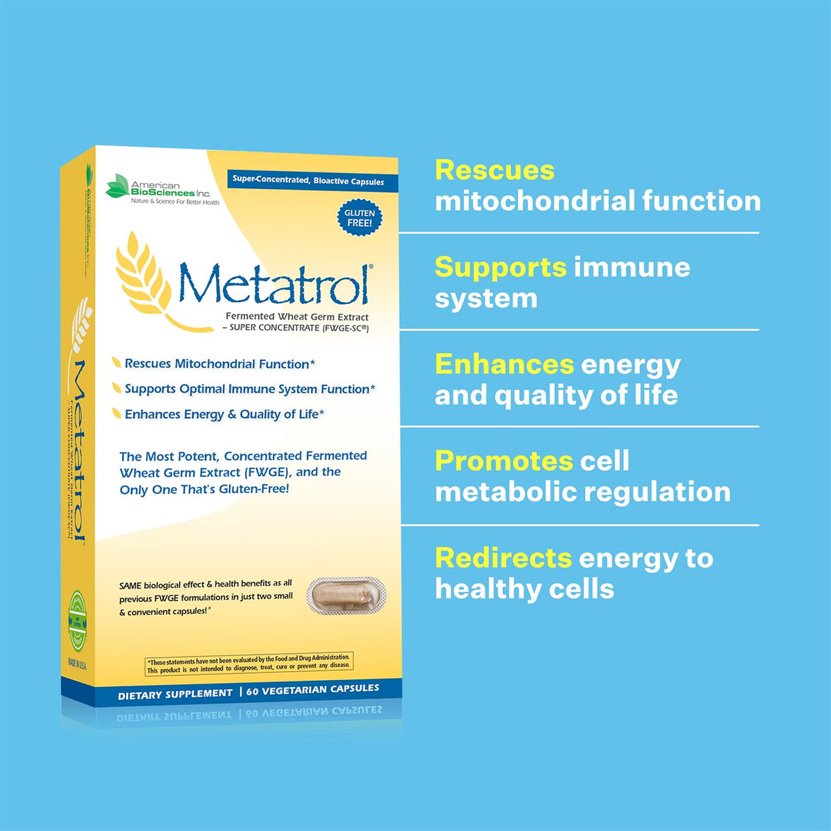 Détails de l'étiquette du produit Metatrol
