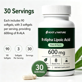 Détails de l'étiquette du produit Molana Pumpkin R-Alpha Lipoic Acid