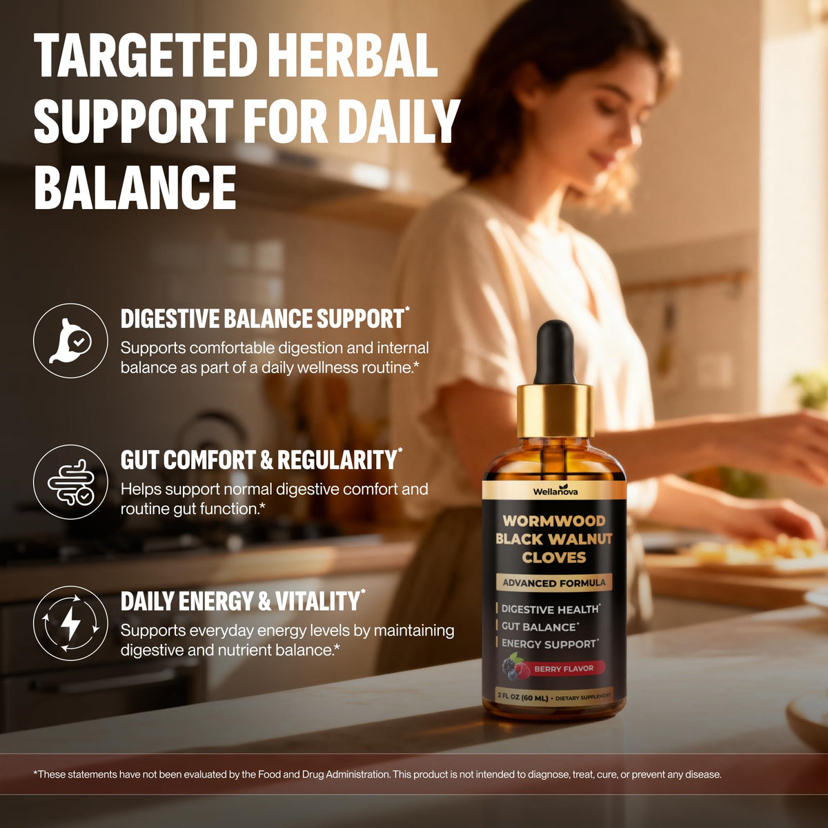 Détails de l'étiquette du produit Wellanova Nettoyage aux Plantes 16 en 1
