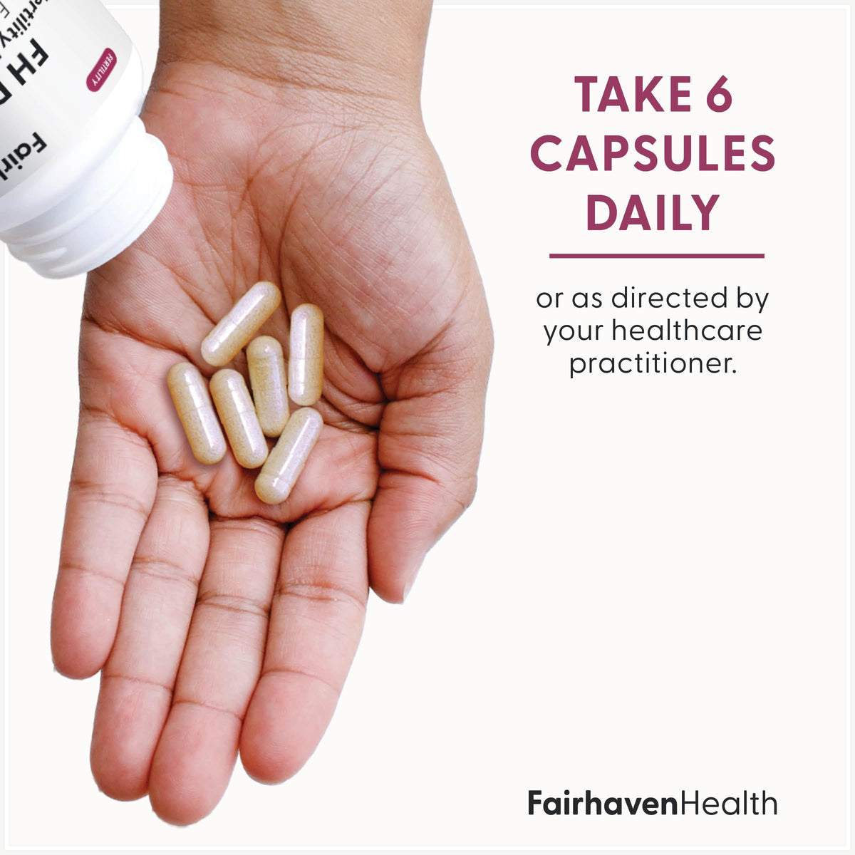 Détails de l'étiquette Fairhaven Health FH Pro pour Femmes