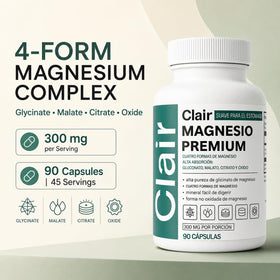 Détails de l'étiquette Optifusion Clair Magnésio Premium