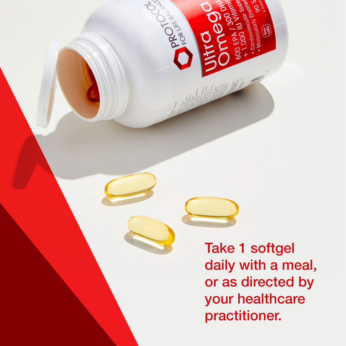 Détails de l'étiquette PROTOCOL FOR LIFE BALANCE Ultra Omega 3-D