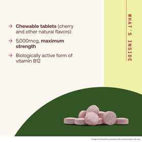 Détails de l'ingrédient Jarrow Methyl B-12 5000 mcg