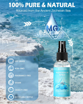Détails de la bouteille de spray d'huile de magnésium BOCACUE