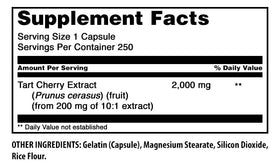 Détails de la capsule de cerise acide Amazing Nutrition