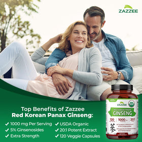 Détails de la capsule de Ginseng Rouge Coréen Panax Bio
