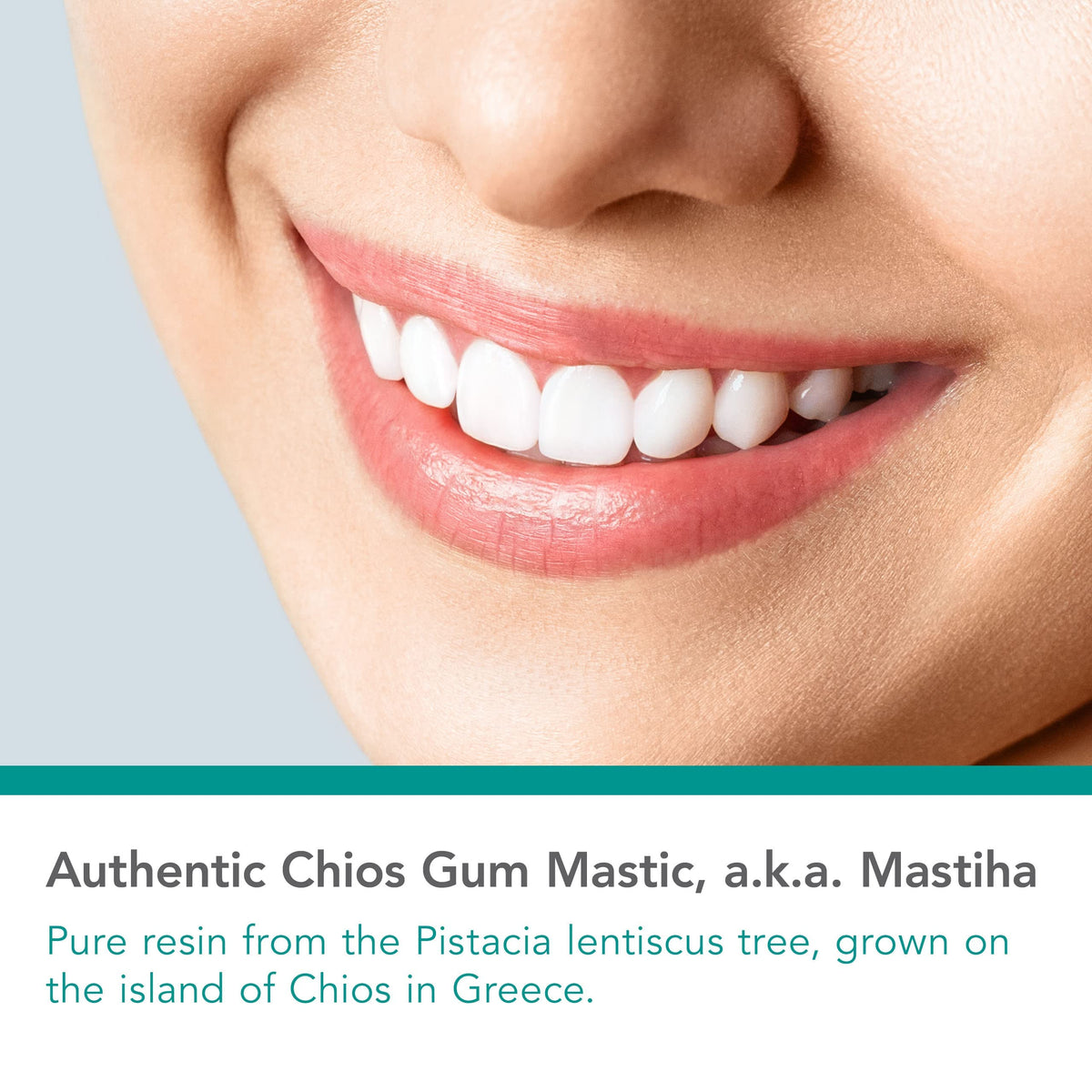 Détails de la capsule de Mastic Gum Chios d'Allergy Research Group