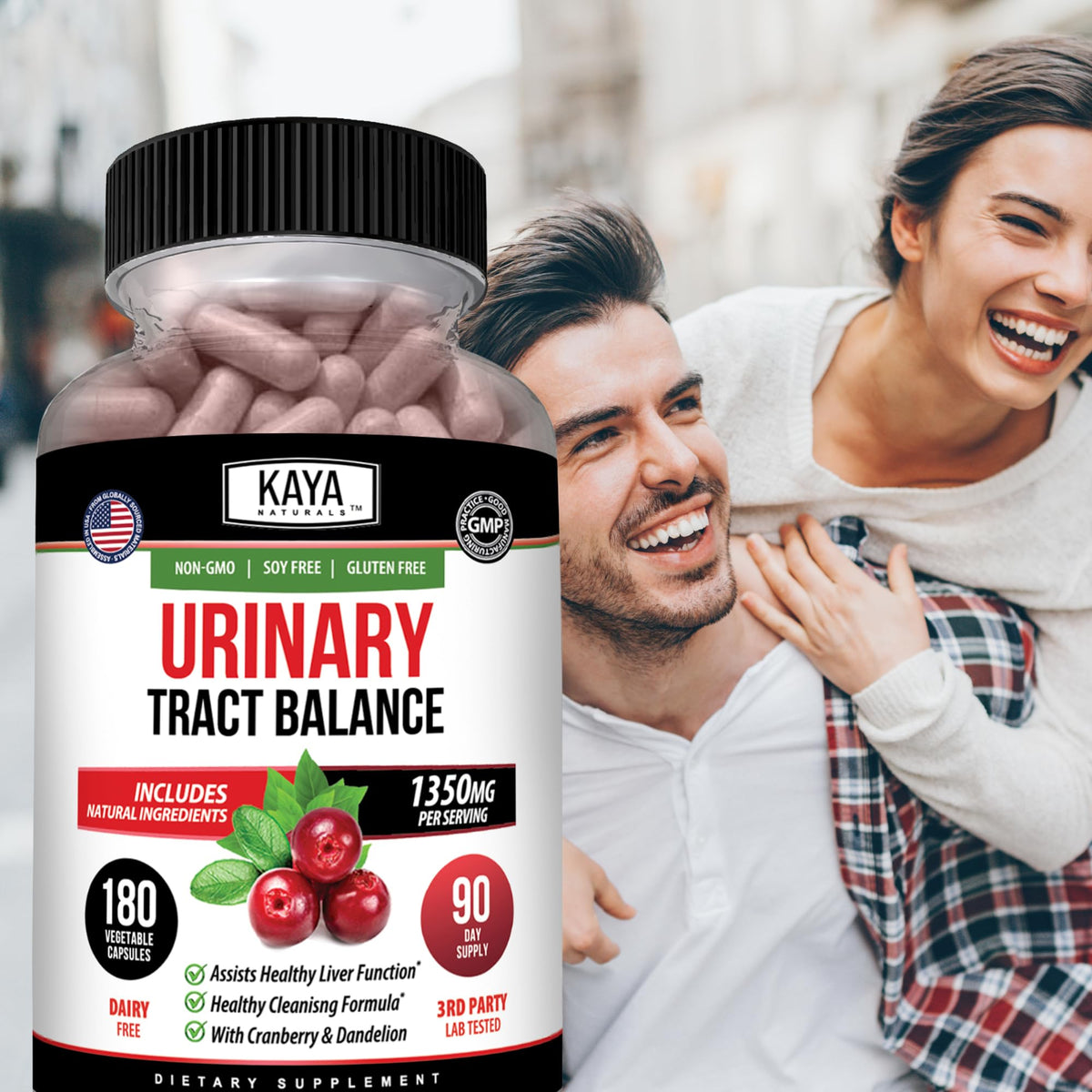 Détails de la capsule végétale Kaya Naturals D-Mannose