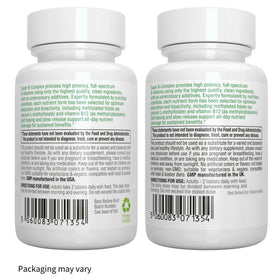 Détails de la composition d'Igennus Super B-Complex 30g