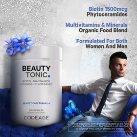 Détails de la composition de Codeage Biotine 1500 mcg