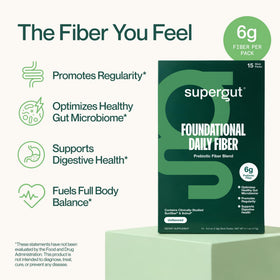 Détails de la composition de la Poudre de Fibres Supergut