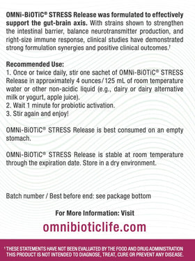 Détails de la composition de OMNi BiOTiC Stress Release