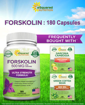 Détails de la composition des capsules aSquared Nutrition Forskolin