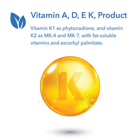 Détails de la composition des gélules de Vitamine K Spectre Complet