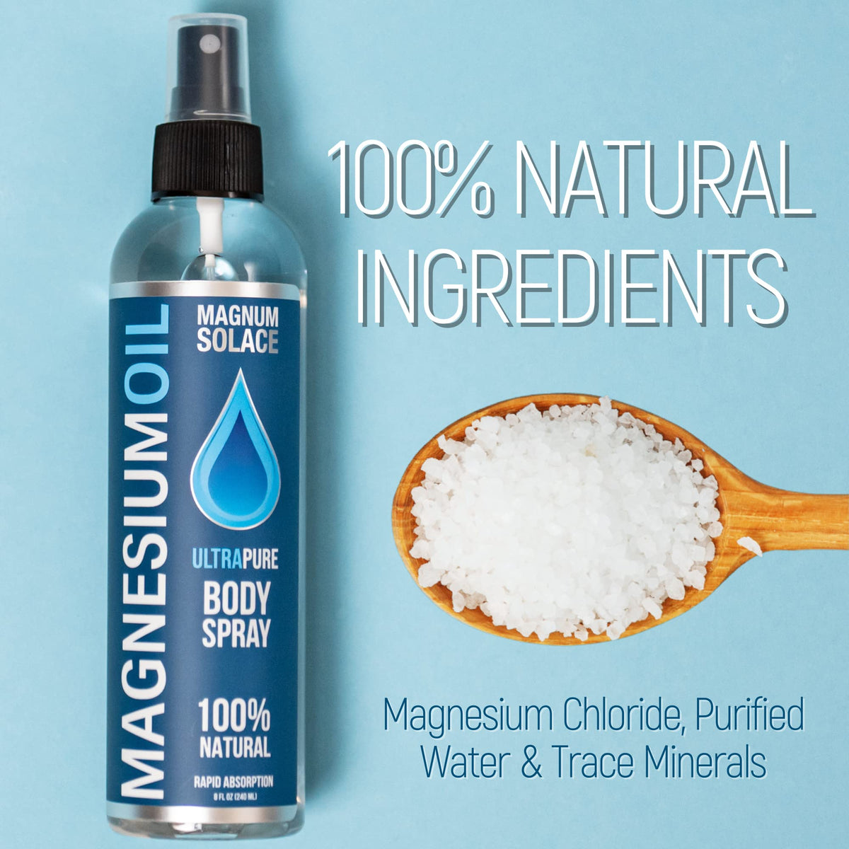 Détails de la composition du spray de magnésium Magnum Solace