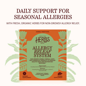 Détails de la formule à base de plantes du Système Allergy ReLeaf