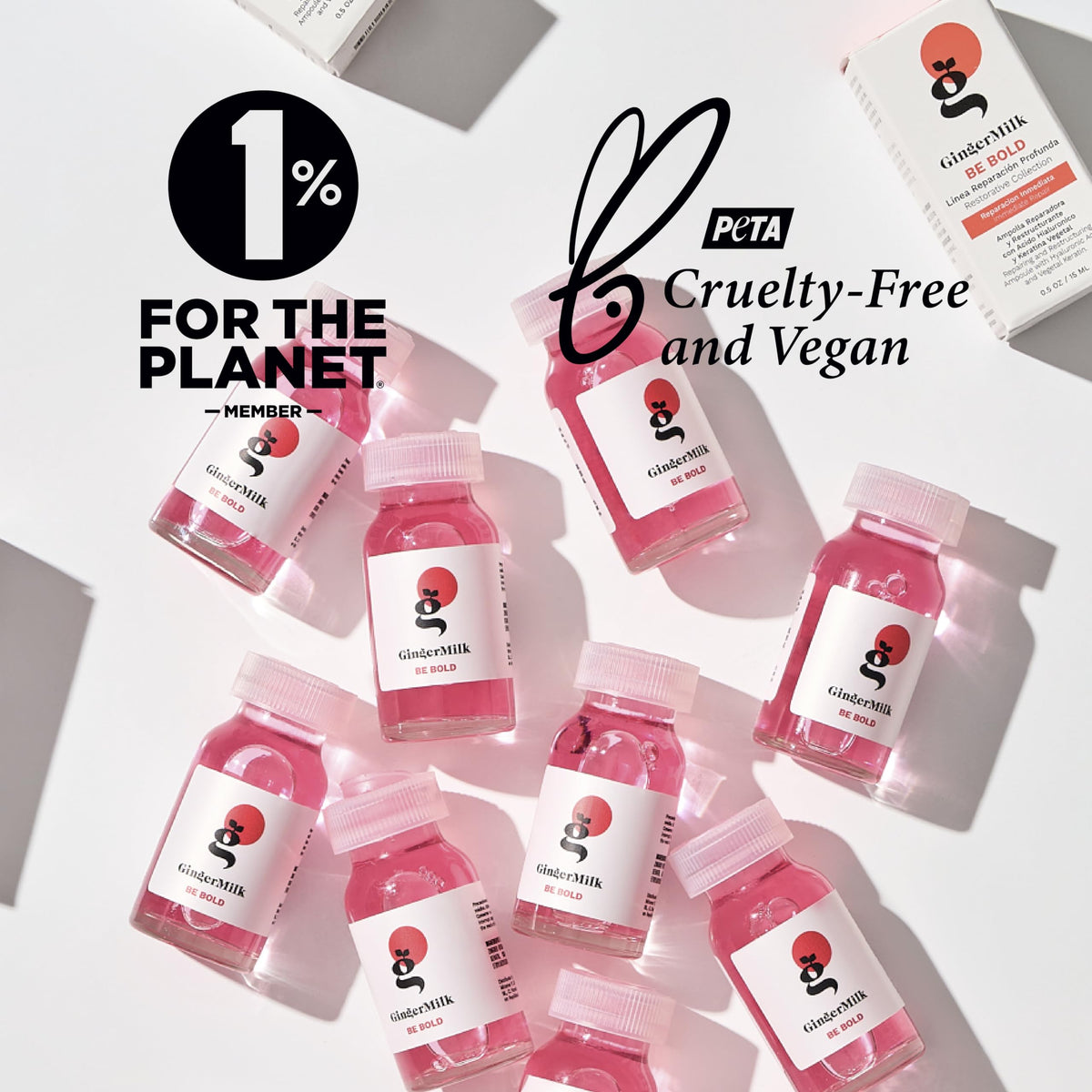 Détails de la formule des ampoules Ginger Milk