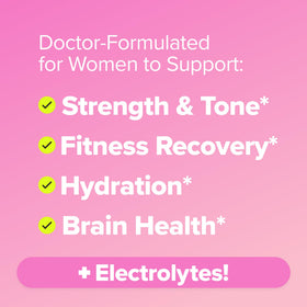 Détails de la formule O Positiv Créatine Femme + Électrolytes