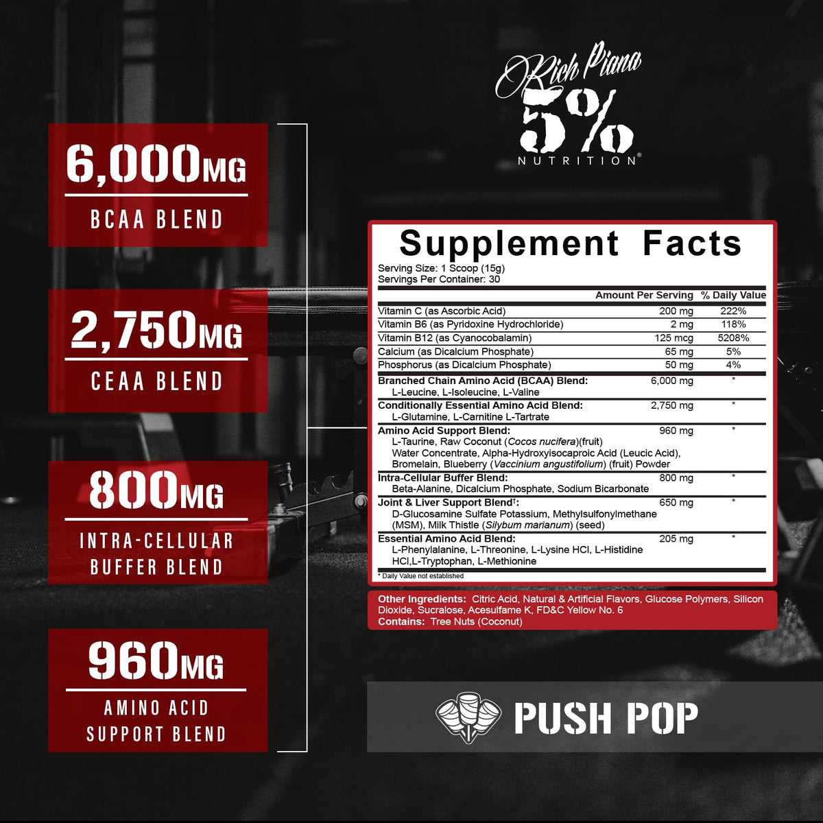 Détails de la poudre AllDayYouMay 5% Nutrition