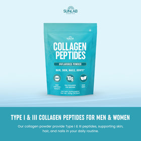 Détails de la poudre de collagène hydrolysé SunLab Essentials