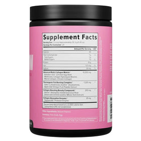Détails de la poudre de collagène InnoSupps 340g dans un verre