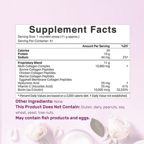 Détails de la poudre de collagène multi DEAL SUPPLEMENT