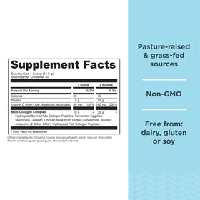 Détails de la poudre de collagène multi hydrolysé Ancient Nutrition