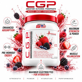 Détails de la poudre de créatine Glycerol Phosphate a balanced routine Nutrition
