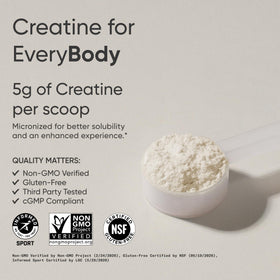 Détails de la poudre de créatine monohydrate Sports Research