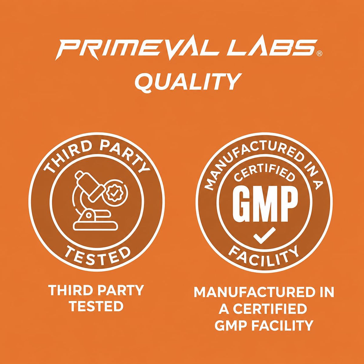 Détails de la poudre de créatine Primeval Labs montrant sa texture