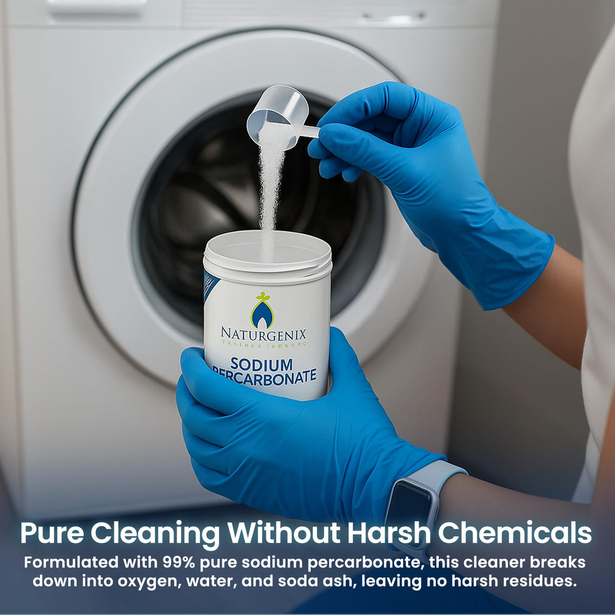 Détails de la poudre de percarbonate de sodium Naturgenix