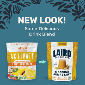 Détails de la poudre Laird Superfood Morning Jumpstart, mélange bio