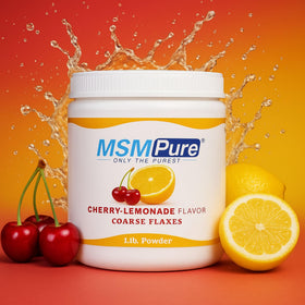 Détails de la texture des flocons de MSM KALA HEALTH