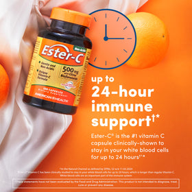 Détails des capsules American Health Ester-C 500 mg