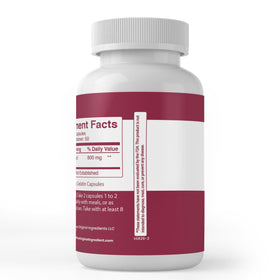Détails des capsules d'extrait de cerise acidulée PURE ORIGINAL INGREDIENTS
