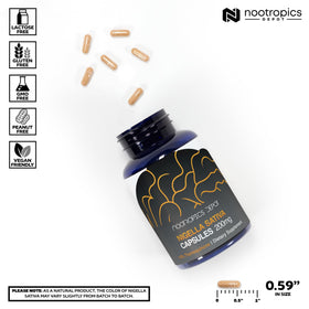 Détails des capsules d'extrait de Nigelle Sativa 200mg