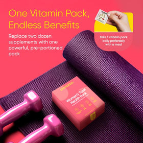 Détails des capsules dans un paquet de vitamines Universal U